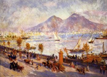 Pierre Auguste Renoir : Mount Vesuvio in the Morning